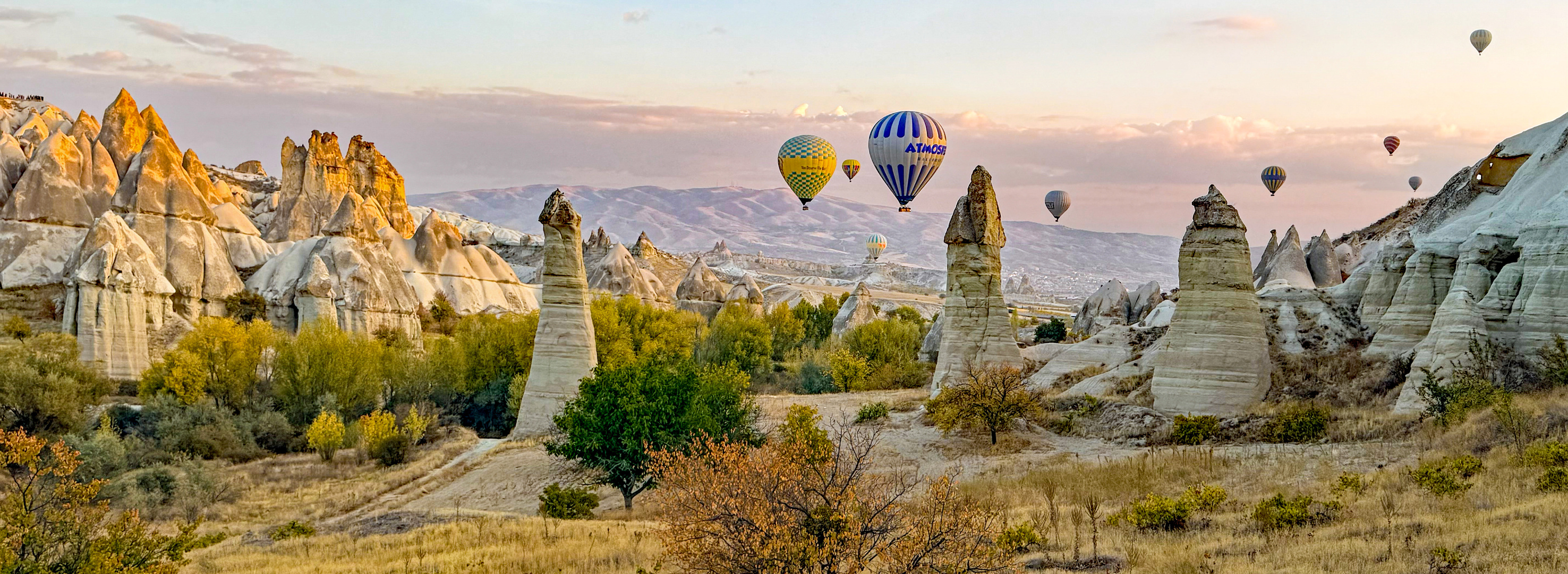 Balloons at Sunrise in Cappadocia Turkey