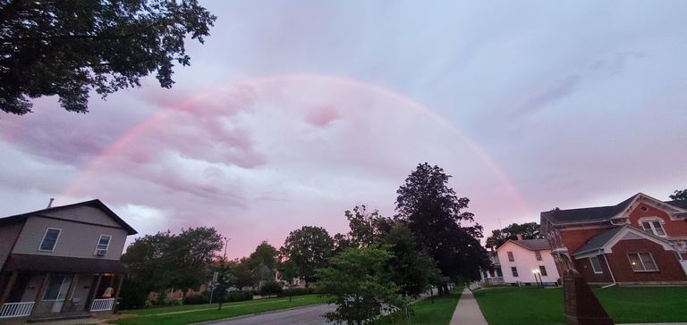 Diana Harris, July rainbow, Iowa City