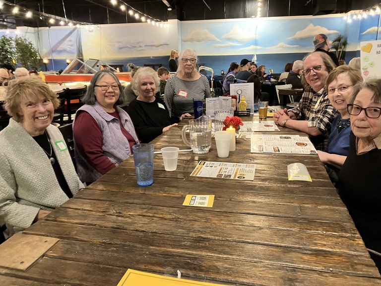People at the Food Pantry Benefit