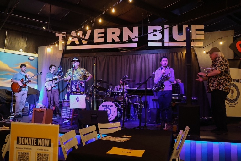 Homebrewed playing at the Food Pantry at Iowa benefit on February 15, 2026